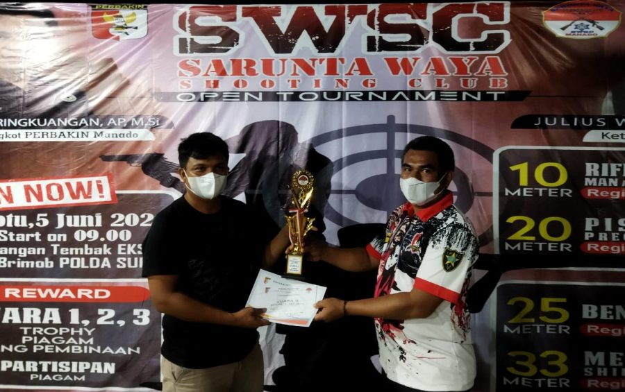 Anggota Brimob Gorontalo Raih Juara dalam Lomba Menembak di Sulut