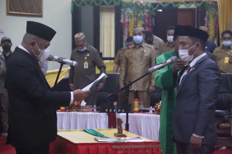 Nirwan Due Dilantik sebagai Wakil Ketua DPRD Kabupaten Pohuwato