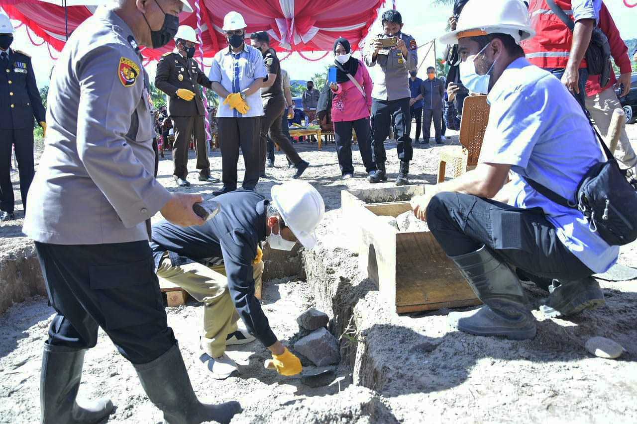 RS Bhayangkara Polda Gorontalo Mulai Dibangun, Ini Pesan Nelson Pomalingo