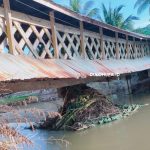 Kondisi jembatan di Desa Bumbulan/Hendrik Gani