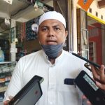 Iwan Fataha (36), pemilik toko Eca Swalayan yang disita oleh Pengadilan Negeri (PN) Limboto pada Kamis kemarin (22/7/2021)//Fandiyanto Pou