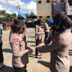 Provos Polres Gorontalo Kota Saat Melaksanakan Pemeriksaan/Humas Polres Gorontalo Kota