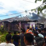 Satu rumah di Kelurahan Hungaluwa, Kecamatan Limboto terbakar/Fandiyanto Pou