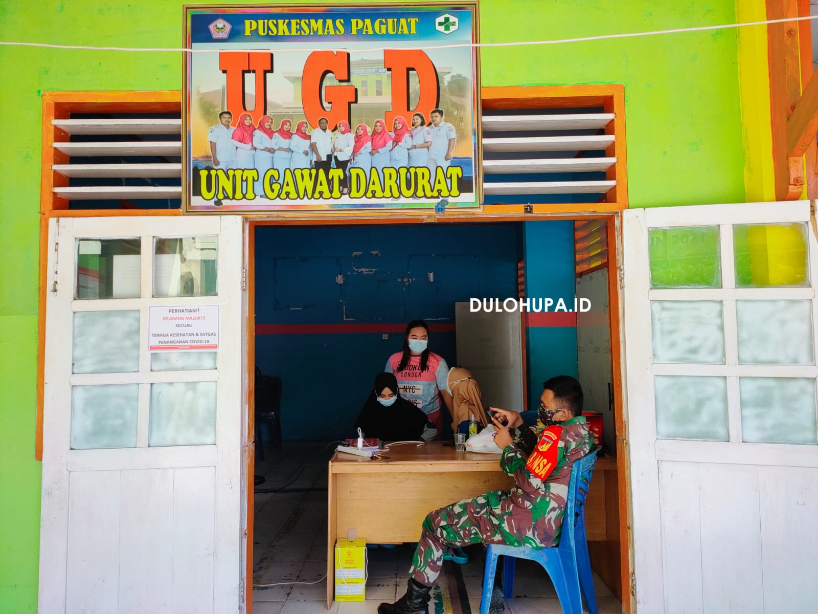 Enam Nakes di Puskesmas Paguat Positif Covid-19