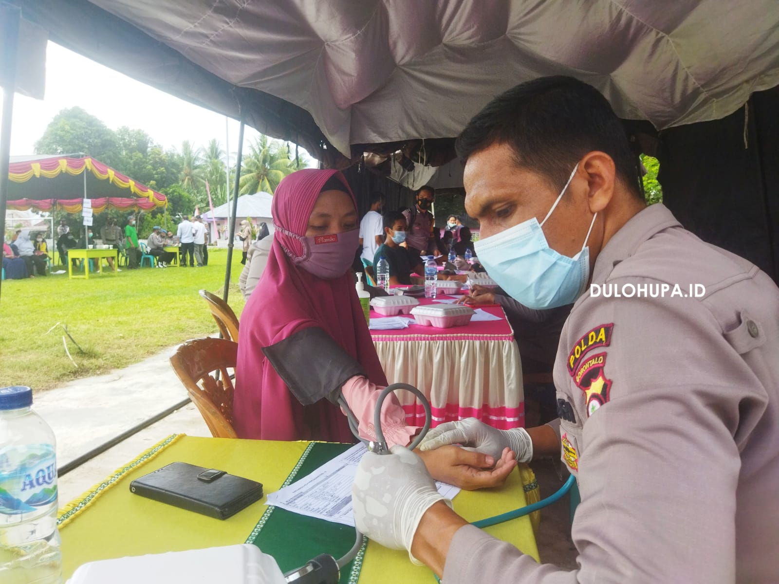 Polres Gorontalo Targetkan 1000 Vaksinasi di Kecamatan Limboto Barat