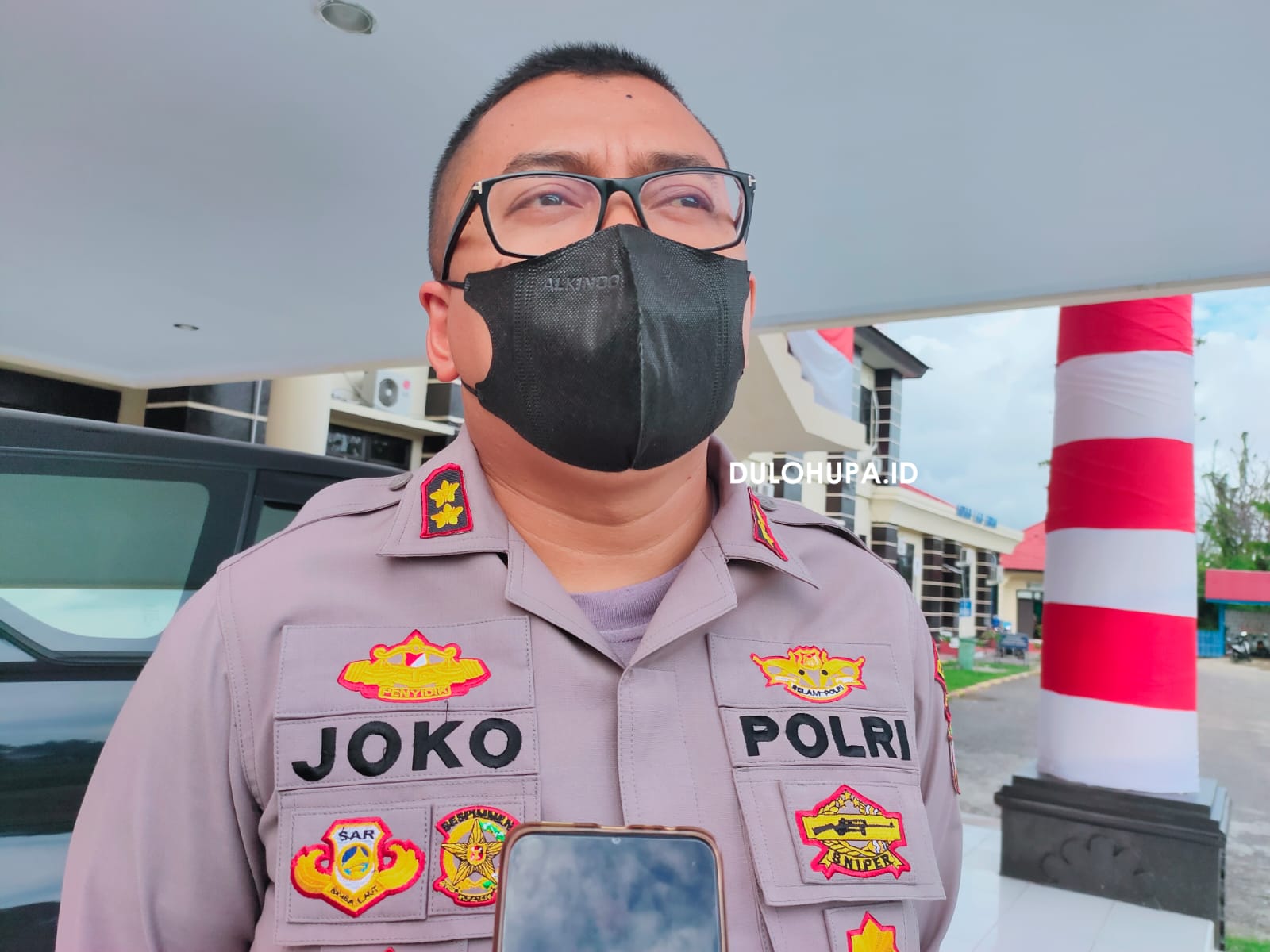 Kapolres Pohuwato Bubarkan Aksi Demo Aliansi PPKM