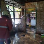 Kebakaran satu rumah di Desa Hutabohu, Kecamatan Limboto Barat/Foto : Damkar Kabupaten Gorontalo