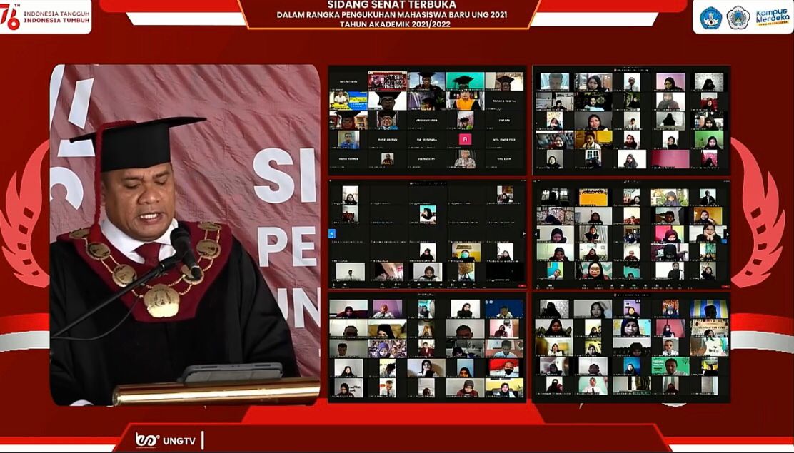 Rektor UNG Kukuhkan 4.747 Mahasiswa di HUT ke-76 Kemerdekaan Indonesia