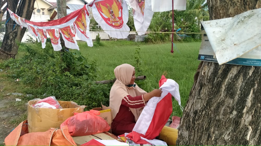 Penjual bendera/