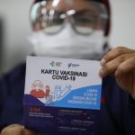 Ilustrasi kartu vaksinasi/