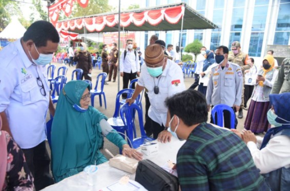 Vaksinasi di Kejati Gorontalo Capai 1.104 Orang Sehari, Gubernur: Allhamdulilah