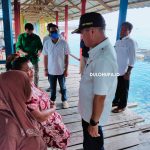 Bupati Pohuwato Saipul Mbuinga dan Wakil Bupati Suharsi Igirisa dan jajaran Forkompinda Kabupaten Pohuwato saat meninjau lokasi serbuan vaksin Covid-19 yang akan dilaksanakan di Torosiaje Laut/Hendrik Gani