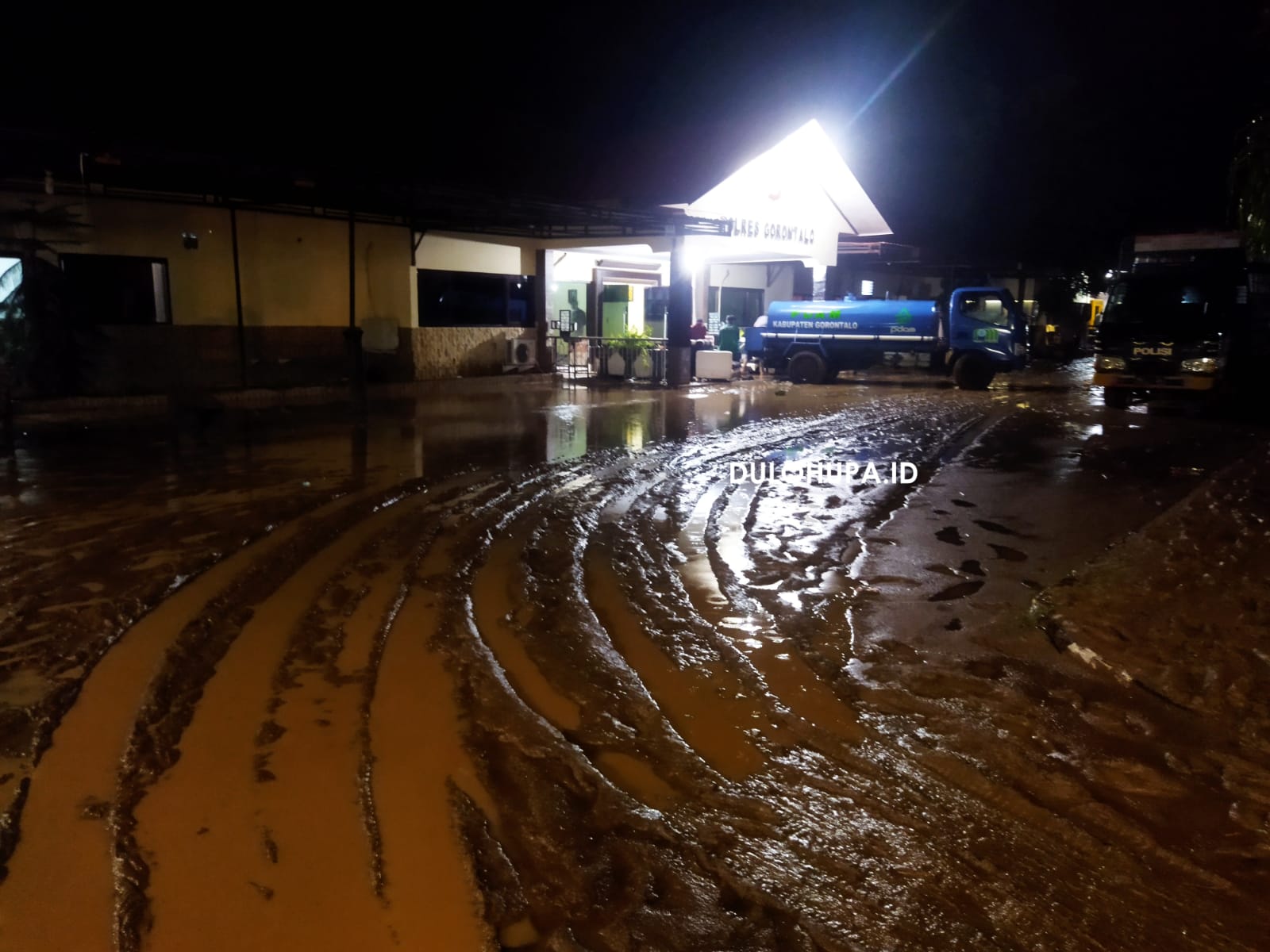 Polres Gorontalo Terendam Banjir, Begini Kondisi Tahanan