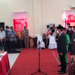 Saipul Mbuinga melantik sejumlah pejabat di Pemerintahan Kabupaten Pohuwato/Humas
