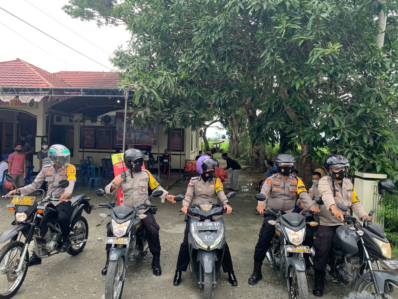 Genjot Vaksinasi, Polsek Kota Timur Datangi Rumah-rumah Warga