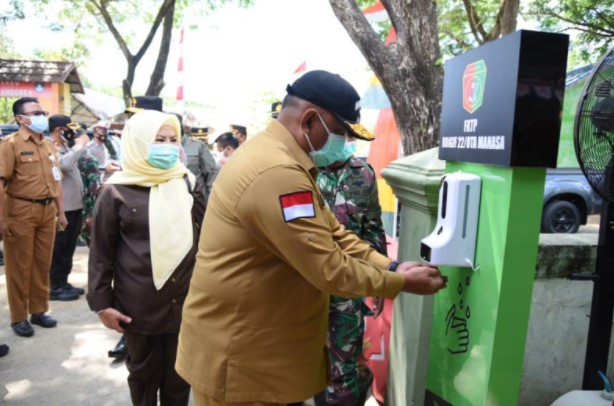 Gubernur Gorontalo Bantu 30 Prajurit Brigif 22/Ota Manasa Positif Covid-19