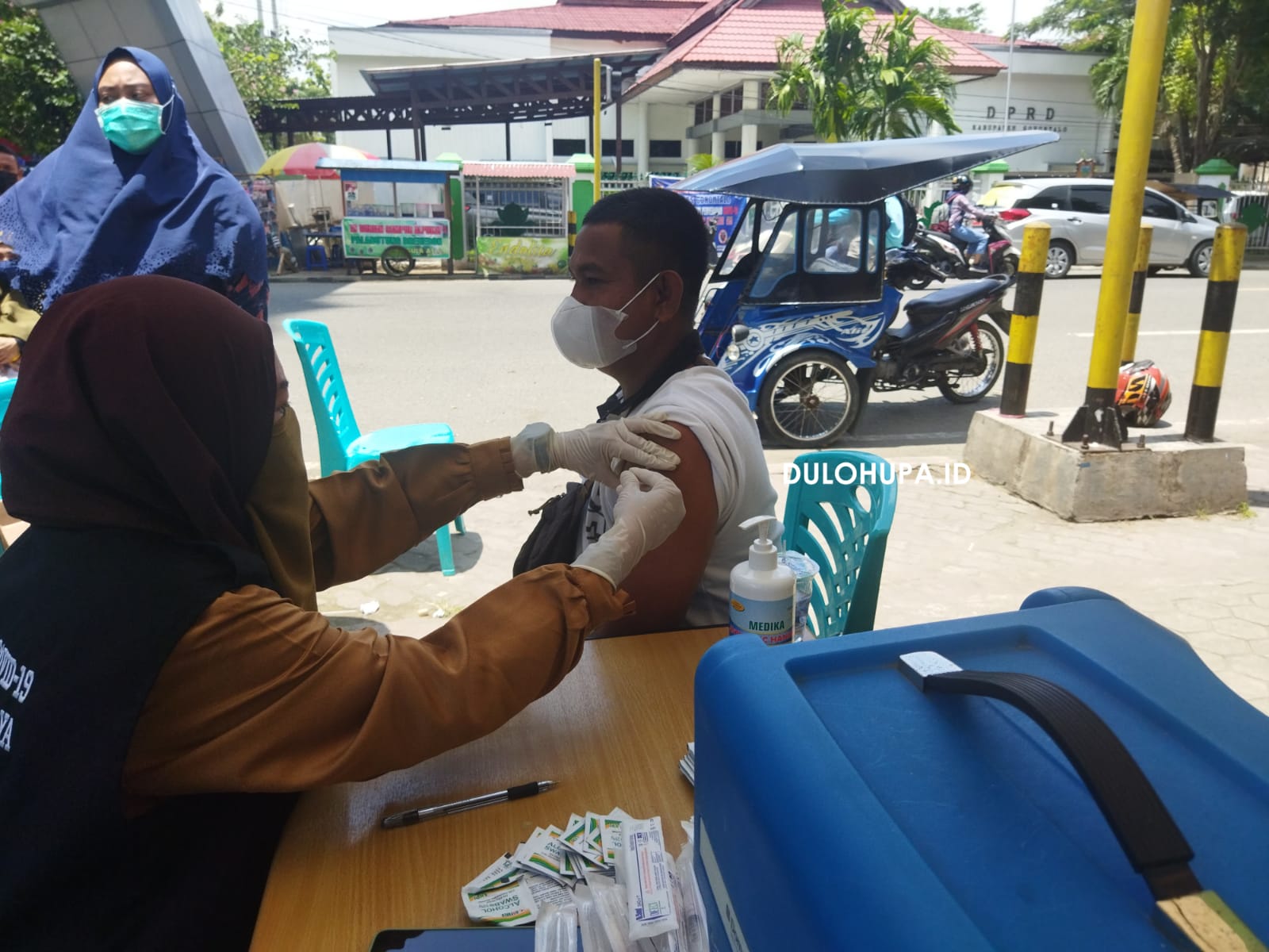 Mau ke Pasar Senggol? Wajib Vaksin Ya!