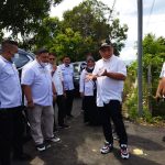 Wakil Bupati Gorontalo, Hendra Hemeto meninjau enam proyek di wilayah tersebut yang pendanaannya menggunakan anggaran Pemulihan Ekonomi Nasional (PEN).