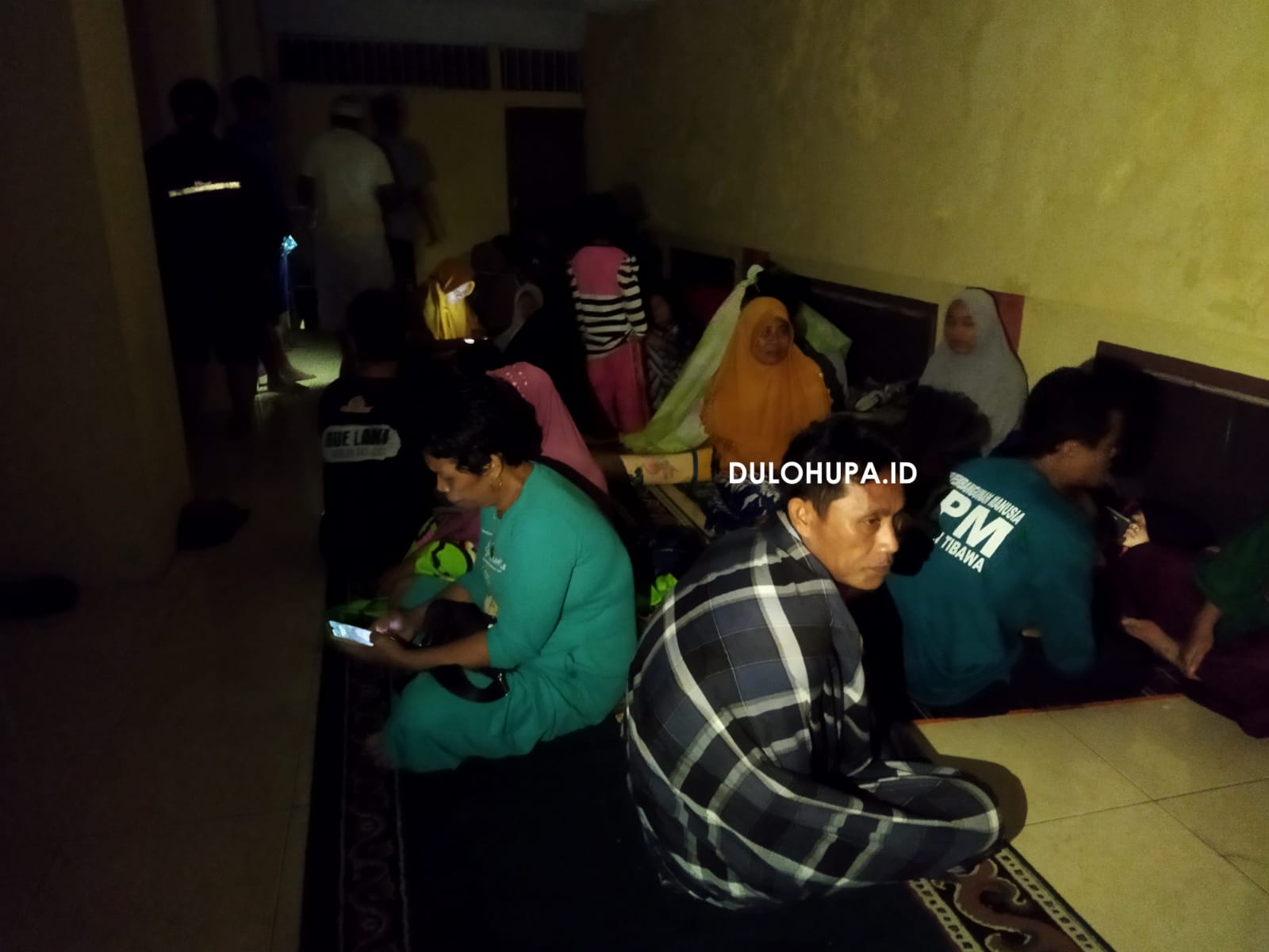 Kondisi di pengungsian Isimu/Fandiyanto Pou
