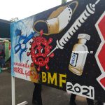 Mural di dinding Sport Center Limboto/Fandiyanto Pou