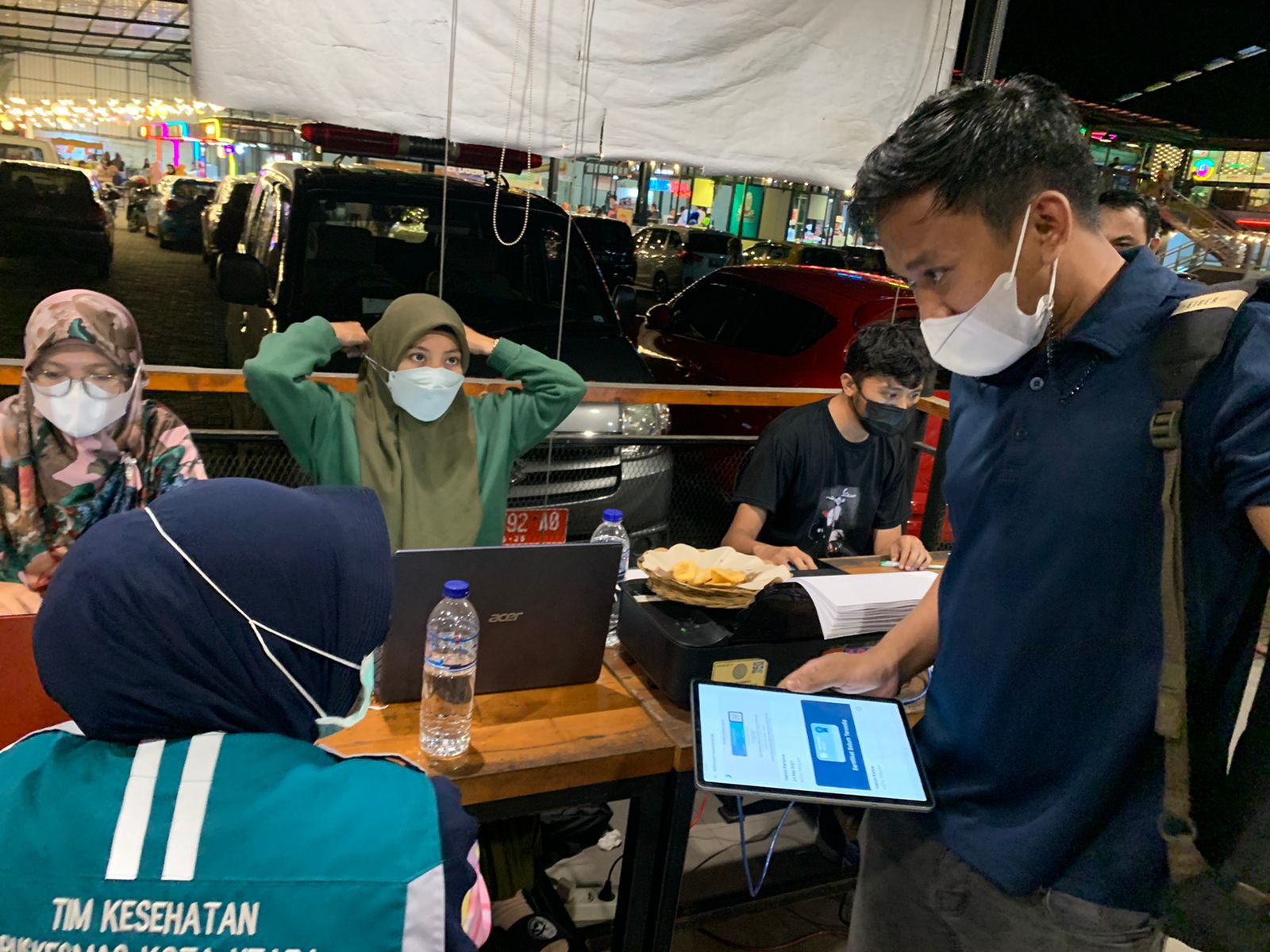 Dinilai Arogan, Oknum Nakes Puskesmas Kota Utara Diduga Bentak Peserta Vaksinasi