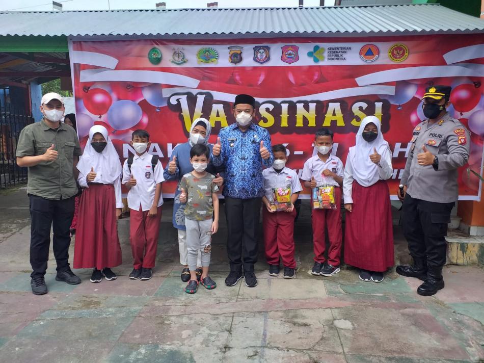 Vaksinasi  Anak Usia 6-11 Tahun di Bone Bolango Mulai Berjalan