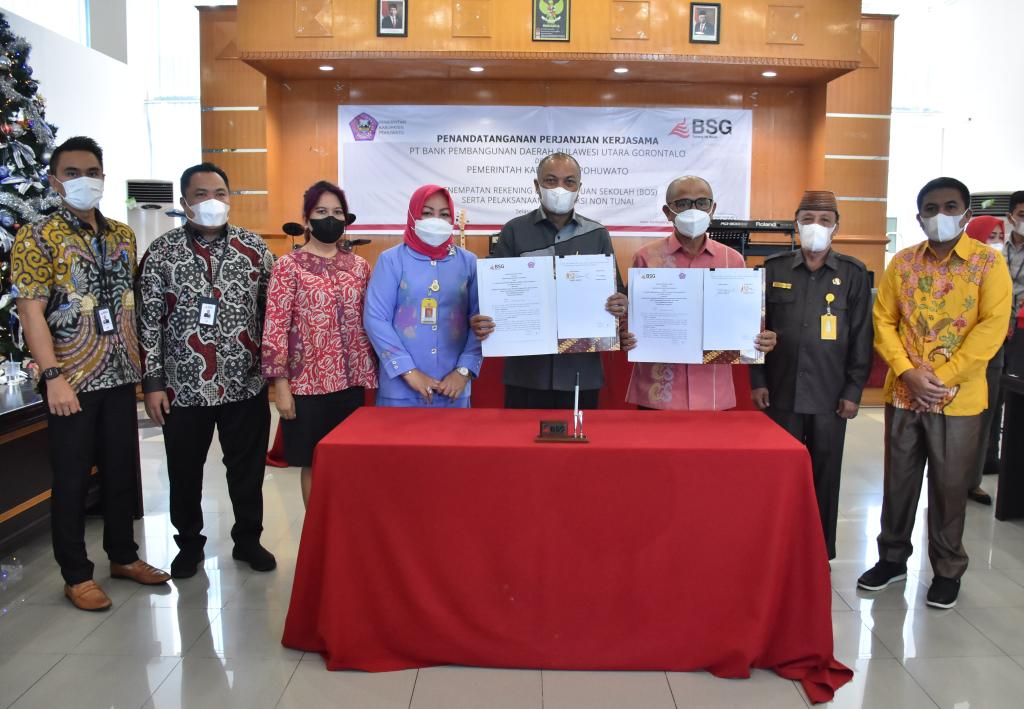 Pemkab Pohuwato-Bank Sulutgo Jalin Kerja Sama Penyaluran Dana BOS dan BOP