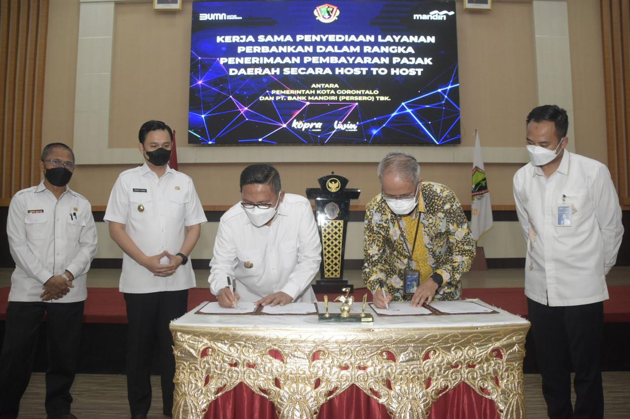Tidak Perlu Repot, Warga Kota Gorontalo Kini Bayar Pajak Bisa Lewat Bank Mandiri