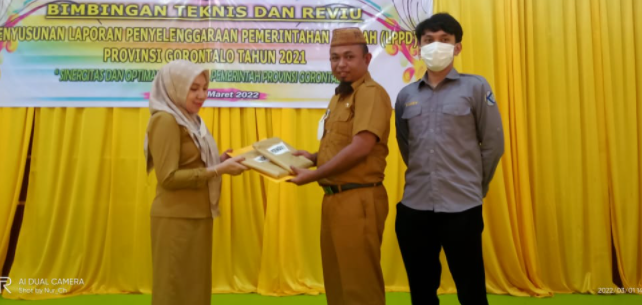 Diskominfotik Terbaik I Penyusunan LPPD Provinsi Gorontalo