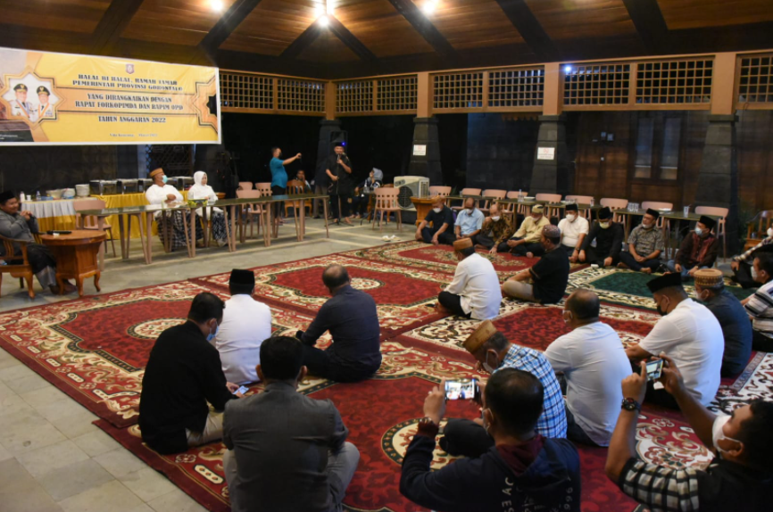 Jelang Bulan Suci Ramadhan, Pemprov Gorontalo Gelar Halalbihalal Bersama OPD