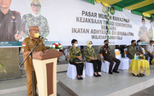 Pasar Murah Adhyaksa Dharmakarini Bersama Pemprov Gorontalo
