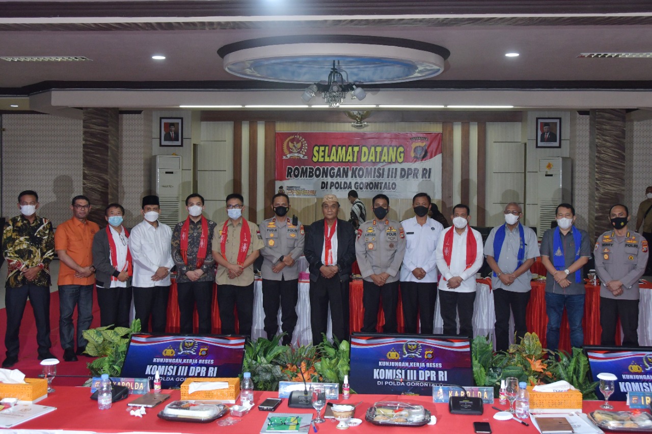 Polri Presisi Polda Gorontalo Diapresiasi Komisi III DPR RI