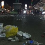 Sampah Pasca Unjuk Rasa
