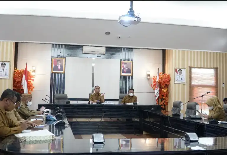Wabup Gorut Kembali Evaluasi Capaian Vaksinasi