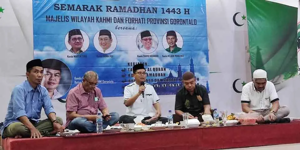 Jalin Silaturahim, Wabup Hadir di Kajian Ramadhan dan Buka Puasa Bersama KAHMI