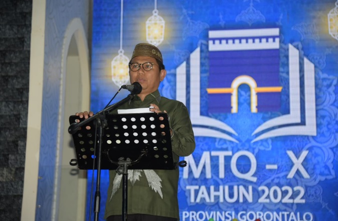 Penjagub Hamka Resmi Tutup MTQ Provinsi Gorontalo 2022