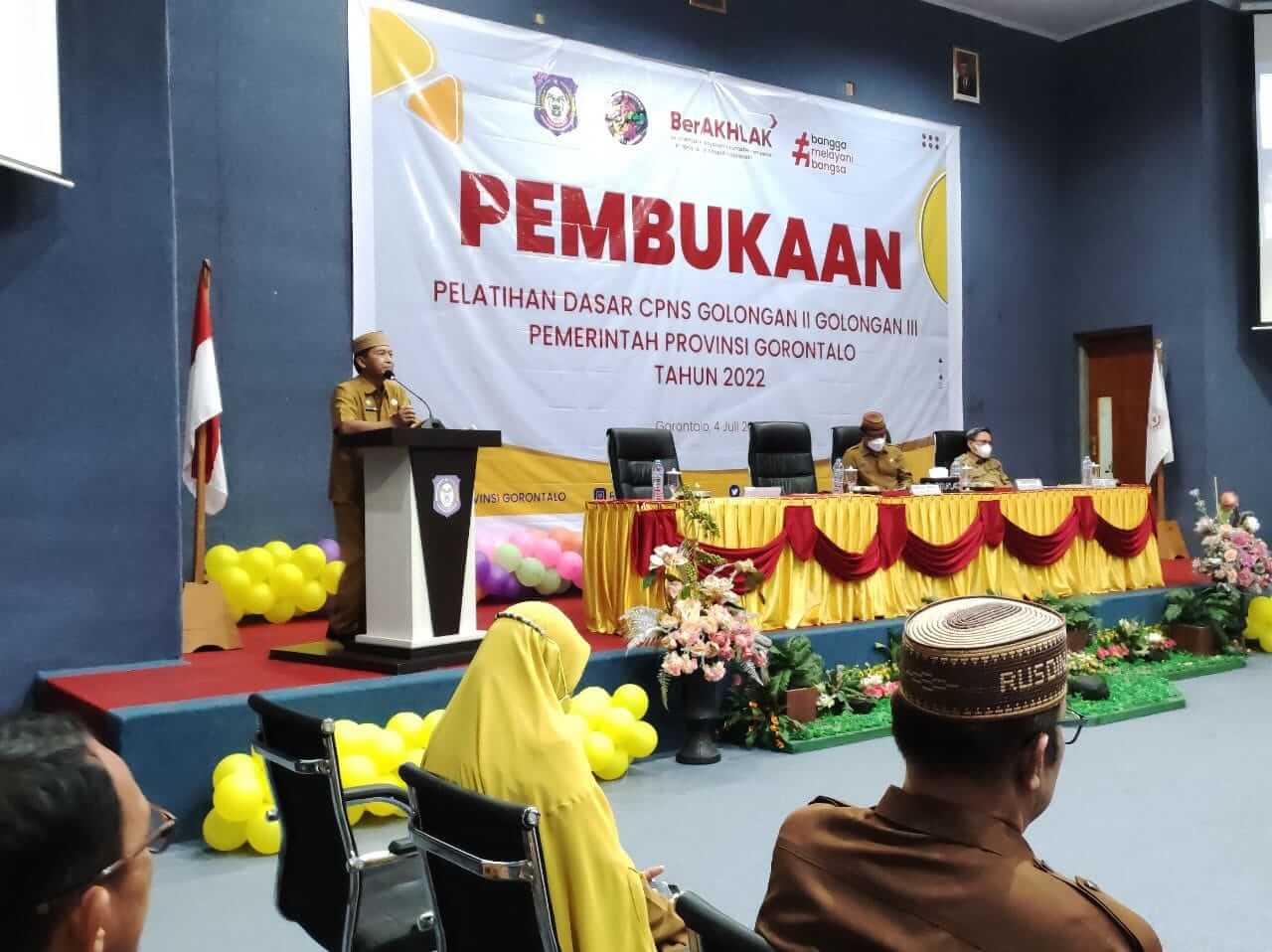 CPNS Golongan II dan III Gorontalo Diimbau Pahami Nilai Dasar “Berakhlak”