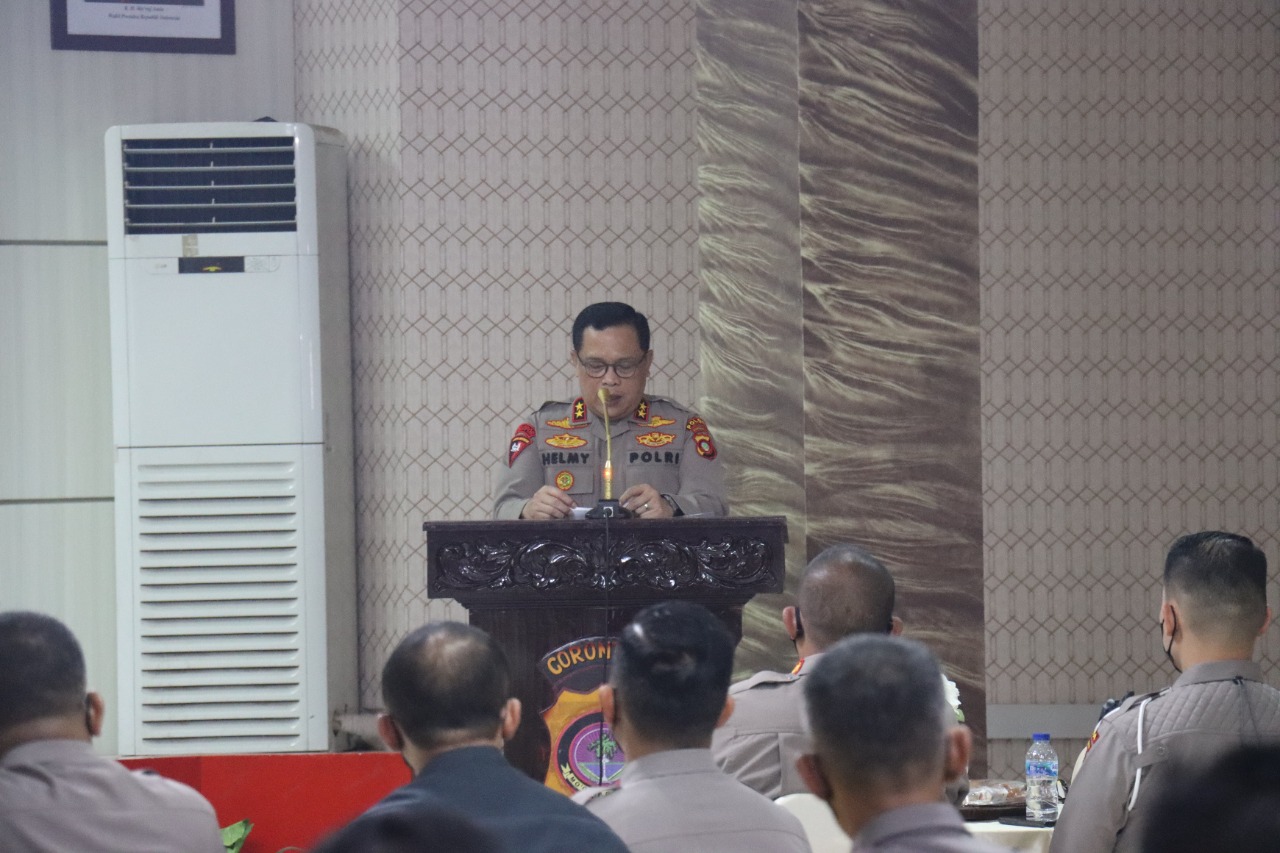 Kapolda Gorontalo Tekankan Polsek harus Mampu Deteksi Gangguan Kamtibmas