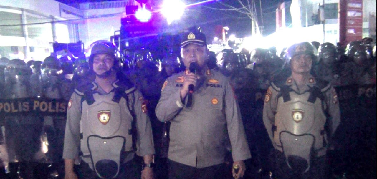 Kapolres Gorontalo Kota Pastikan Tak Ada Kekerasan saat Bubarkan Aksi Unras
