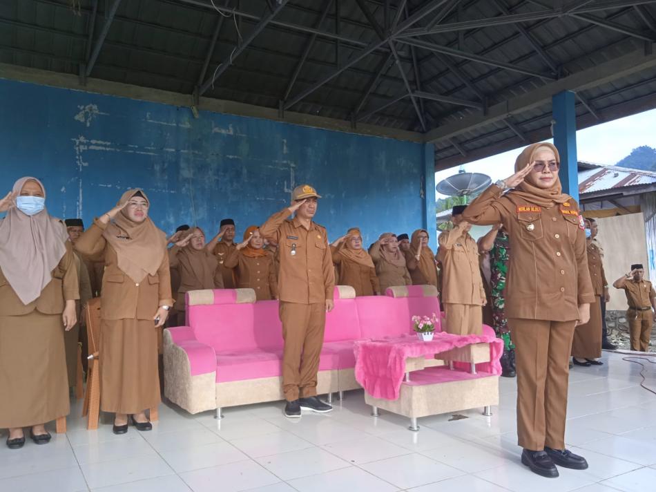 Merlan Ulohi Penuhi Janjinya Pimpin Apel di Kecamatan Bone