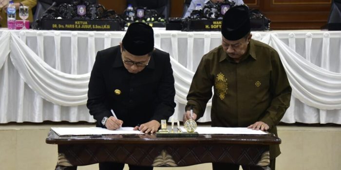 Ranperda APBD 2023 Disetujui DPRD Provinsi Gorontalo