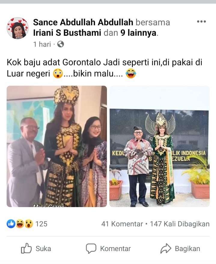 Gorontalo Baju Adat