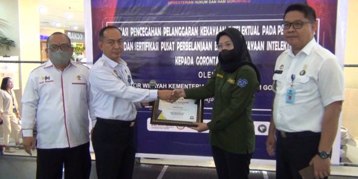 Kemenkumham Gorontalo Edukasi Pencegahan Pelanggaran Kekayaan Intelektual bagi Pelaku Usaha di City Mall