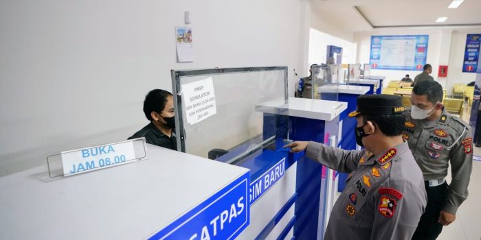 Kapolri Sidak Satpas SIM Polda Metro Jaya