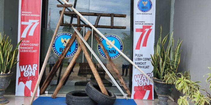 Kantor BNN Kota Gorontalo Disegel oleh Pegawainya