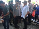 Kapolda Gorontalo bersama Penjagub Tinjau Pasar Murah di Telaga