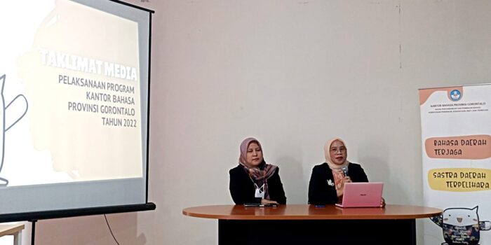 Kantor Bahasa Provinsi Gorontalo Paparkan Hasil Kinerja 2022