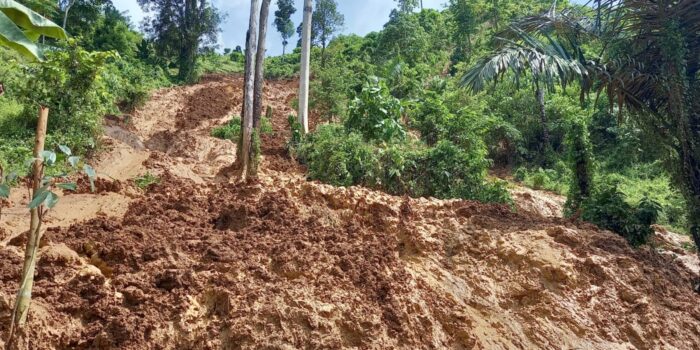 12 Titik Longsor Terjadi di Kecamatan Bilato, Gorontalo