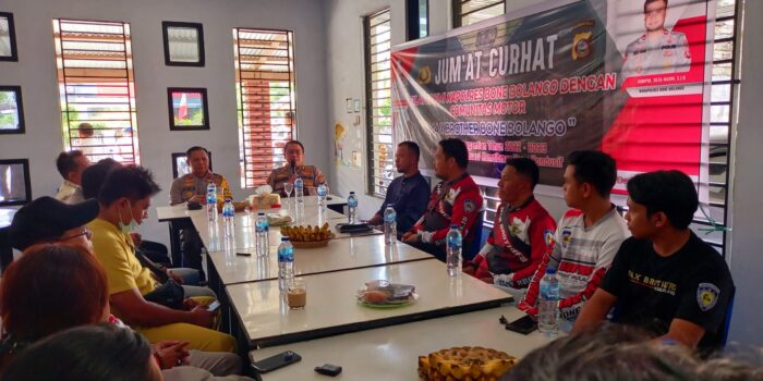 Polres Bone Bolango Serap Aspirasi Warga Melalui Program Jumat Curhat
