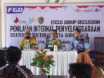 Dinas Kominfo Kota Gorontalo Gelar FGD Penyelenggaraan Statistik Sektoral